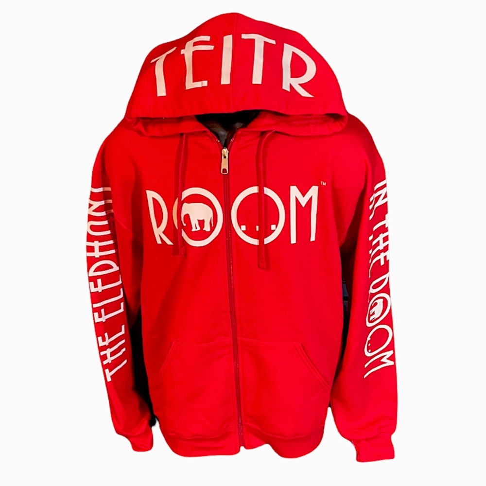 THE ELEPHANT IN THE ROOM-TEITR COUTURE Unisex Zip Up Hoodie